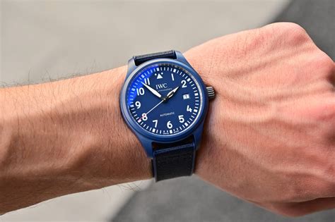 iwc pilot laureus sport for good|A New Blue Ceramic Watch From IWC .